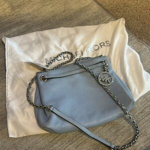 NWT Micheal Kors sky blue purse